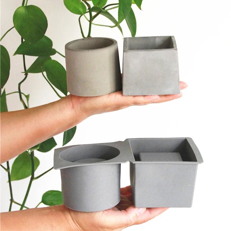 Potsticker Mold - Blumentopf Silikonform für Diy Schmuck Aufbewahrungsbox