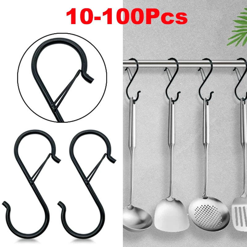 Cast Iron Corn - 10/100 stücke Metall Hängen Haken S-förmigen