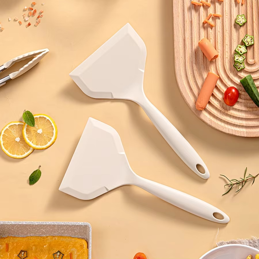 Mini Pancake Griddle - 1 Stück hitzebeständiger Silikon-Spatel für den