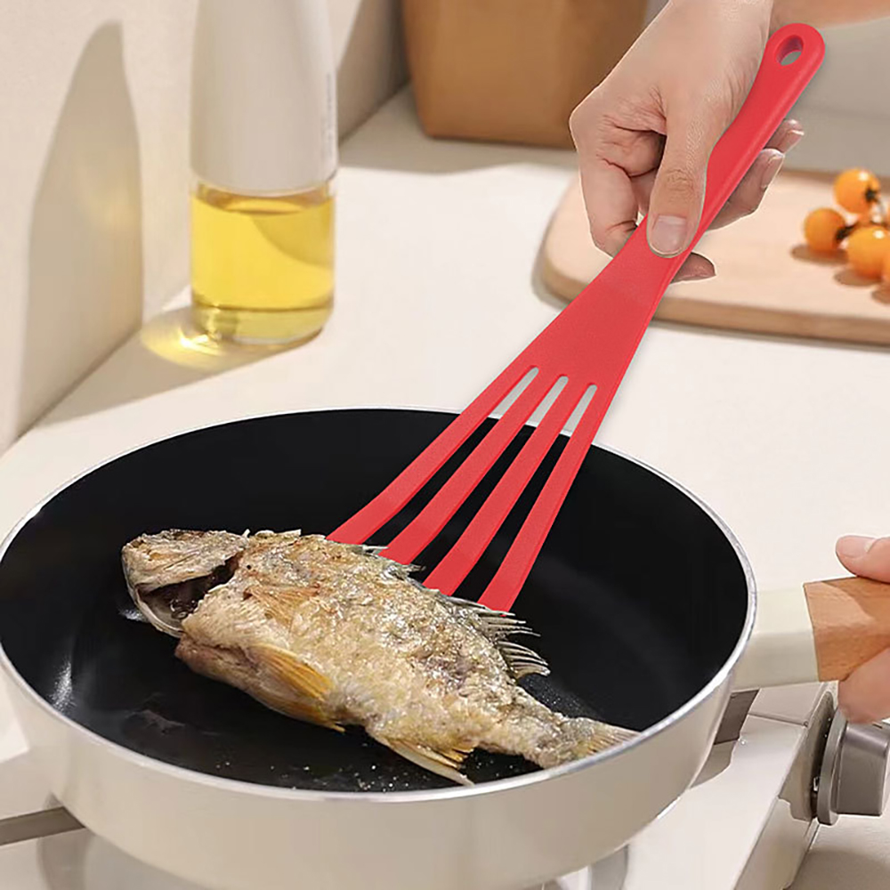 1PC Silikon Geneigte Ablauf Sc – Okonomiyaki Spatula Bewertung und Preis