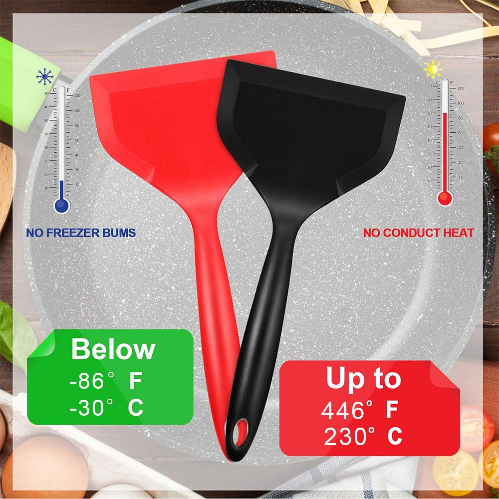 Red BK Antihaft-Silikonwender, – Okonomiyaki Spatula Bewertung und Preis