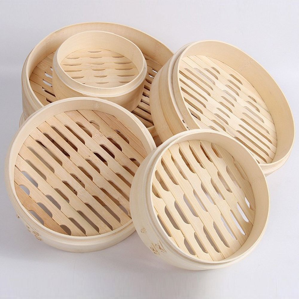 Bambus-Dampfkorb mit Deckel, K – Bao Steamer Bamboo Bewertung und Preis